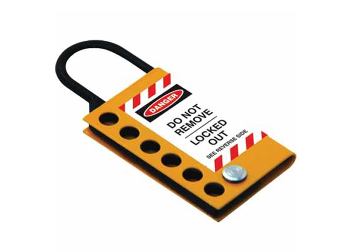 Stainless Steel Hasp – 25mm – YellowBlack PS-LOTO-HASP-SYB25