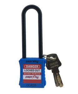 Lockout Padlock Blue PS LOTO PPNR-76