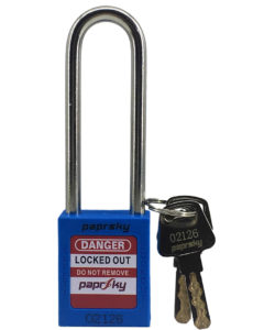 Lockout Padlock Blue PS LOTO PPR-76