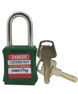 Lockout Padlock Green PS LOTO PPR-38