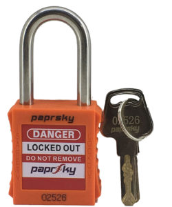 Lockout Padlock Orange PS LOTO PPR-38