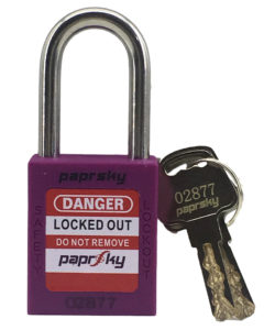 Lockout Padlock Purple PS LOTO PPR-38