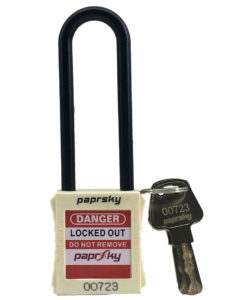 Lockout Padlock White PS LOTO PPNR-76