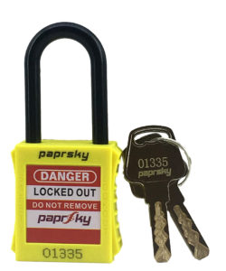 Lockout Padlock Yellow PS LOTO PPNR-38