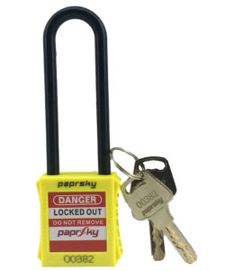 Lockout Padlock Yellow PS LOTO PPNR-76