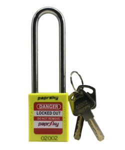 Lockout Padlock Yellow PS LOTO PPR-76