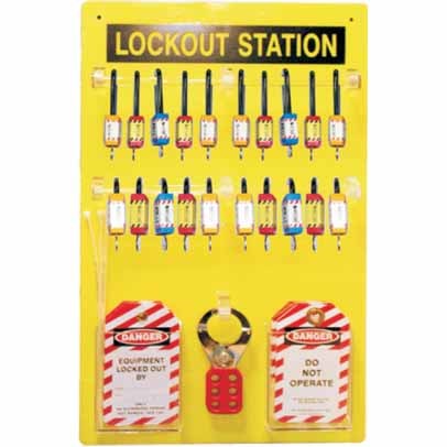 20 Lock Lockout Station – Complete