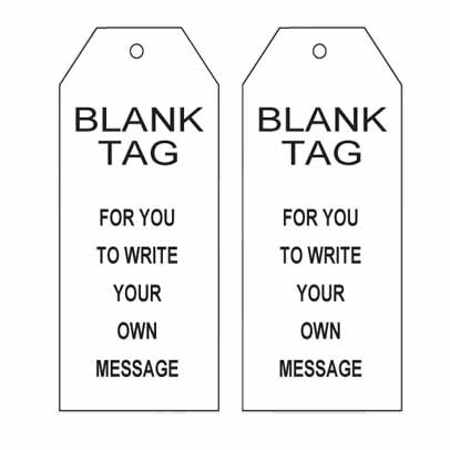 TDT112TP – Blank Tag