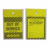 Lockout Tag Caution Blank
