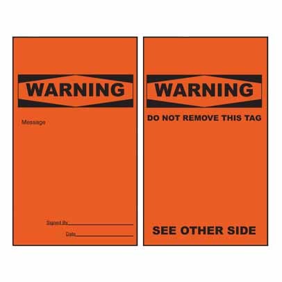 Lockout Tags – Safety and LOTO Compliance